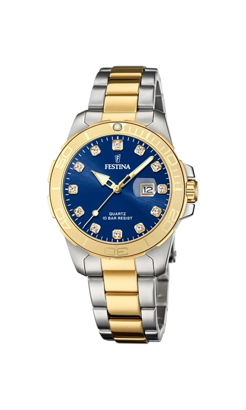 Festina Women's Watch F20504/3 Boyfriend Stainless Steel Case 316L Multi Strap 316L Multi - Image 1