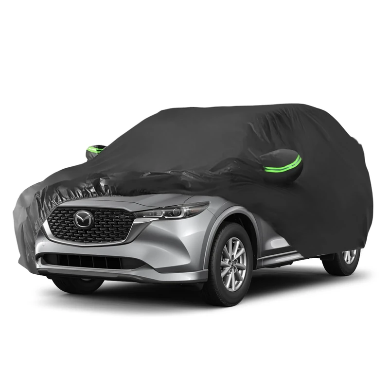 Car Cover Compatible with Mazda CX5 2019-2023 6 Layers 210T Windproof All Weather Waterproof Sun Rain UV Dust Snow Protection Outdoor Covers