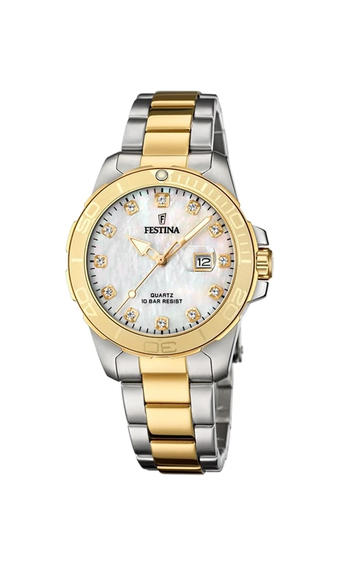 Festina Women's Watch F20504/2 Boyfriend Stainless Steel Case 316L Multi Strap 316L Multi