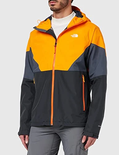 The North Face Lightning Jacket Asphalt Grey-Cone Orange-Vanadis Grey M