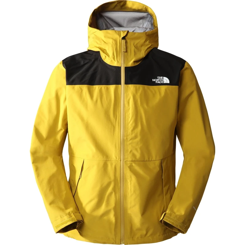 The North Face Dryzzle Futurelight Jacket Mineral Gold-Tnf Black XL