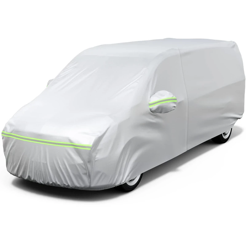Favoto Full Car Cover - Dustproof & Waterproof for MPV (495-535 cm) - Winter & Summer (3.95 kg)