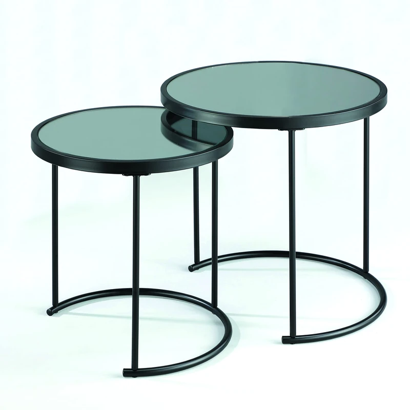 Oresteluchetta Set of 2 coffee tables, H.50 x Ø.50