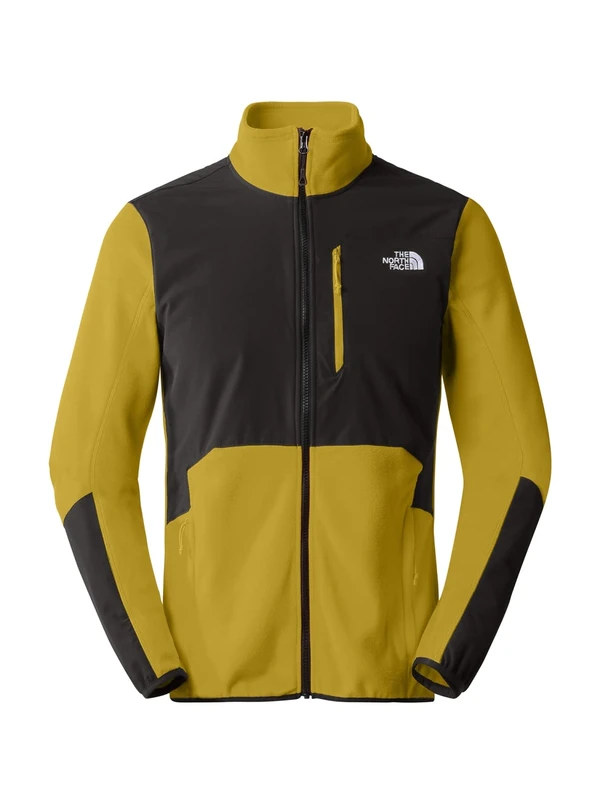 The North Face Glacier Pro Sweater Mineral Gold-TNF Black XS
