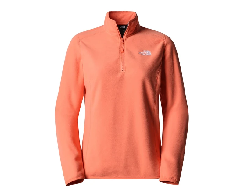 The North Face 100 Glacier Sweater Coral Sunrise XS