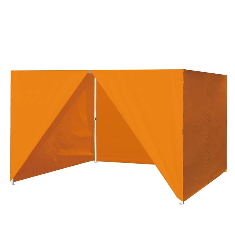 Eurmax USA Full Zippered Walls Canopy Sidewall for 8x8 Easy Pop Up Canopy Tent,4 Walls ONLY(Orange)