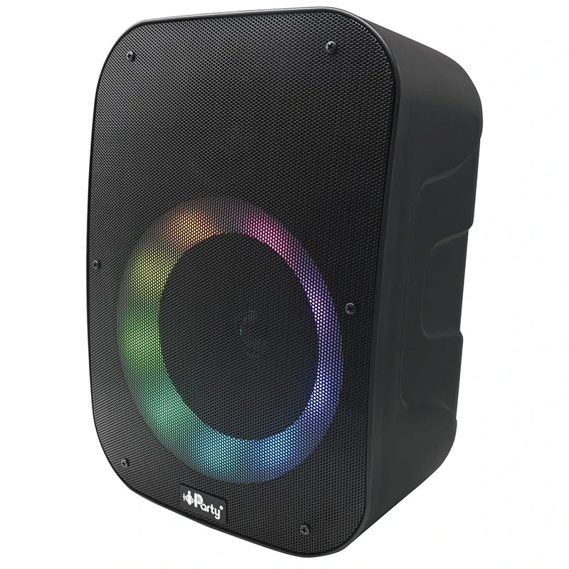 LEXIBOOK, iParty, Bluetooth® speaker, with light effects, mic, rechargeable battery, Black, K8210