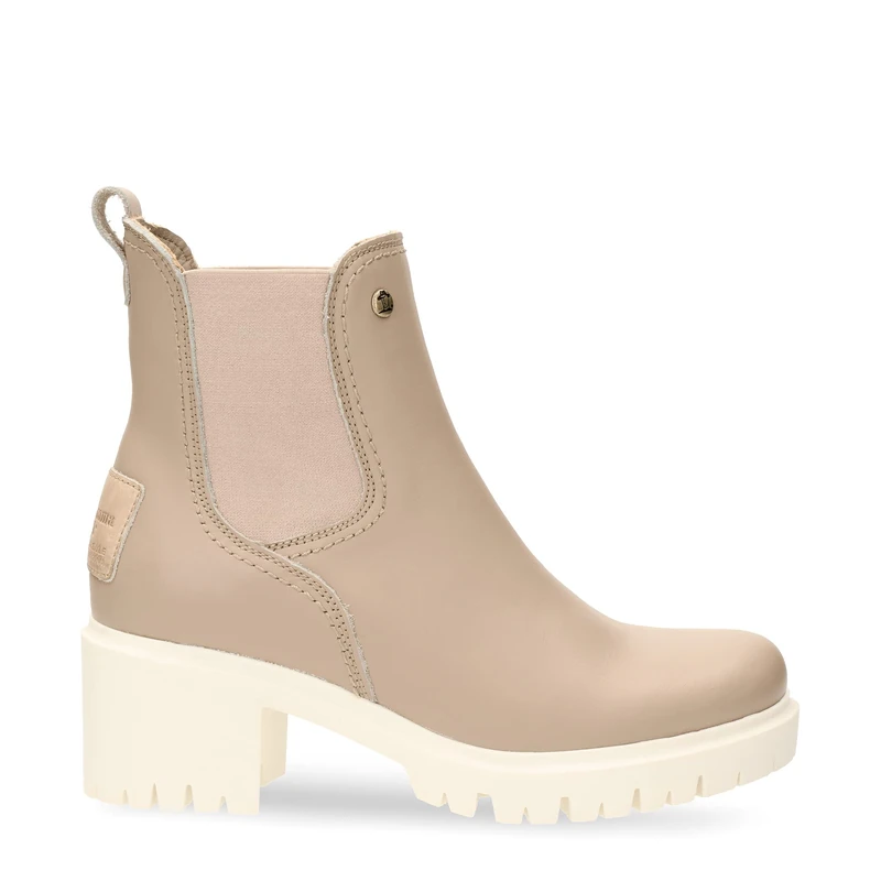 Panama Jack Women's Pia Chelsea Boot, Taupe, 6 UK