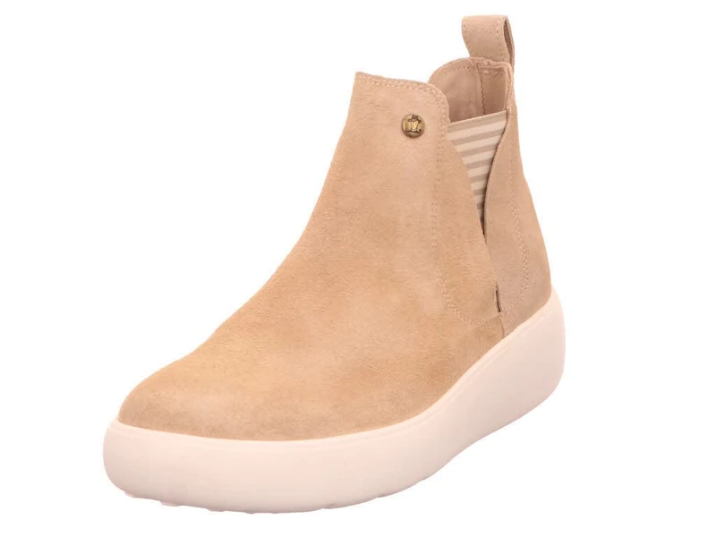 Panama Jack Women Malasaña Chelsea Boot, Taupe, 6 UK