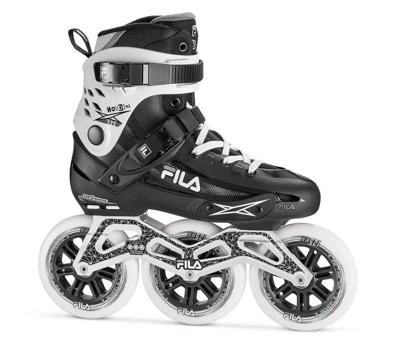 FILA SKATES 010620077 HOUDINI 125 Inline skate Unisex BLACK/WHITE Size 6