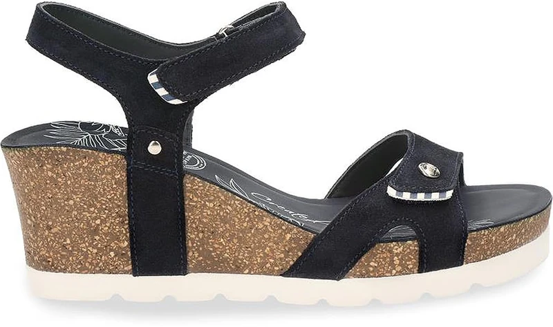 Panama Jack Julia Women's Wedge Sandal, Marino B55, 8 UK