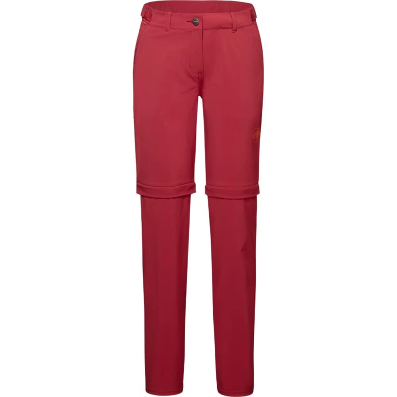 Mammut Runbold Women's Zip Off Trousers, Blood red, 20
