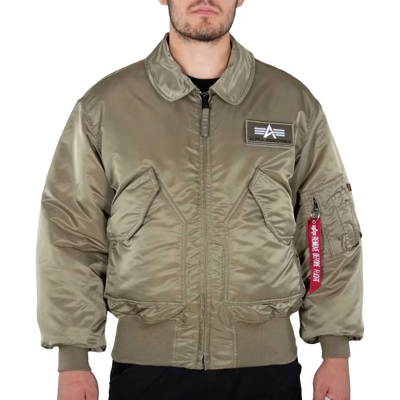 Alpha Industries Men's CWU 45 Bomber Jacket, Stratos, S