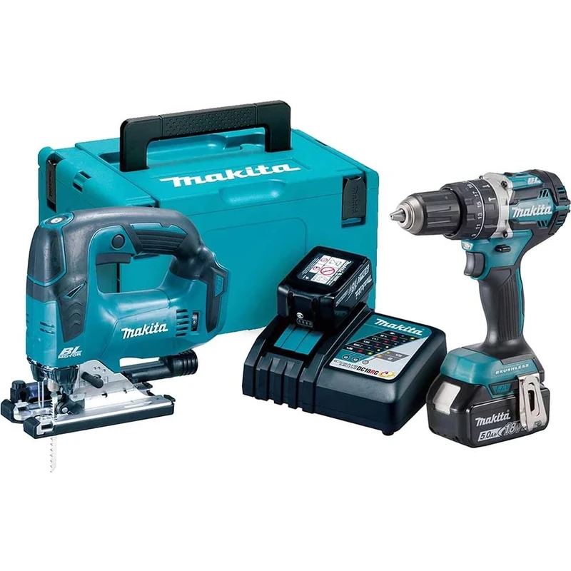 Makita DLX2202TJ1 18V Li-ion LXT 50th Anniversary 2 Piece Combo Kit Supplied in a Makpac Case