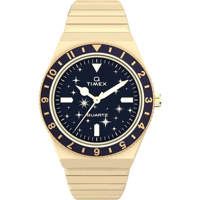 Timex Women's Analogue Watch with a Stainless Steel Bracelet Q Celestial