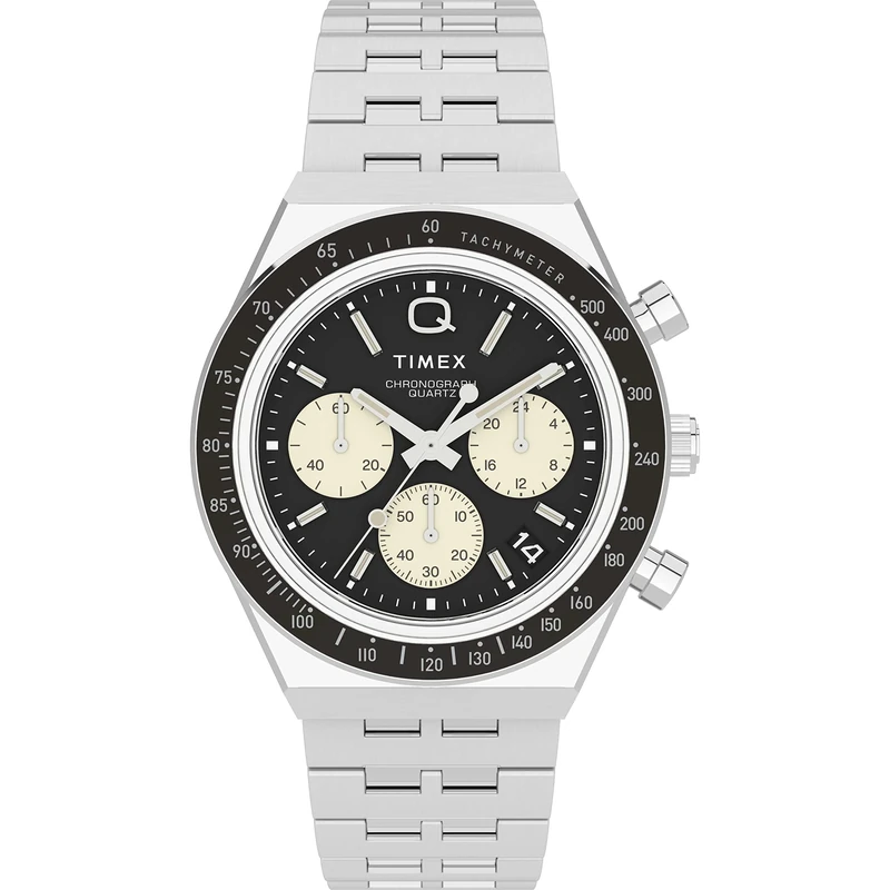 Timex Men's Chronograph Quartz Watch with Stainless Steel Strap TW2V42600
