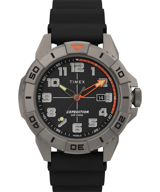 Timex Men's Analogue Watch with a Silicone Strap Expedition North Ridge