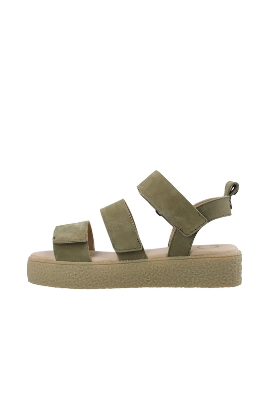 CA'SHOTT A/S Women's Cascamilla Velcro Sandal Nubuck, Olive, 6 UK