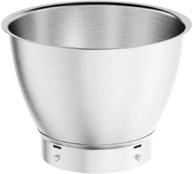 Kenwood Stainless Steel Bowl KAB50.000BS Accessories for Titanium Chef Baker and Titanium Chef Patissier XL Food Processor, Mixing Bowl with 5 Litre Capacity, Dishwasher Safe, Stainless Steel