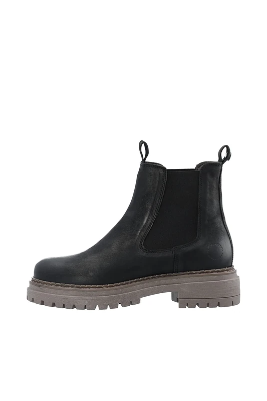 CA'SHOTT A/S Women's Cashannah Chelsea Boot Oily Nubuck Ankle, Black, 5 UK