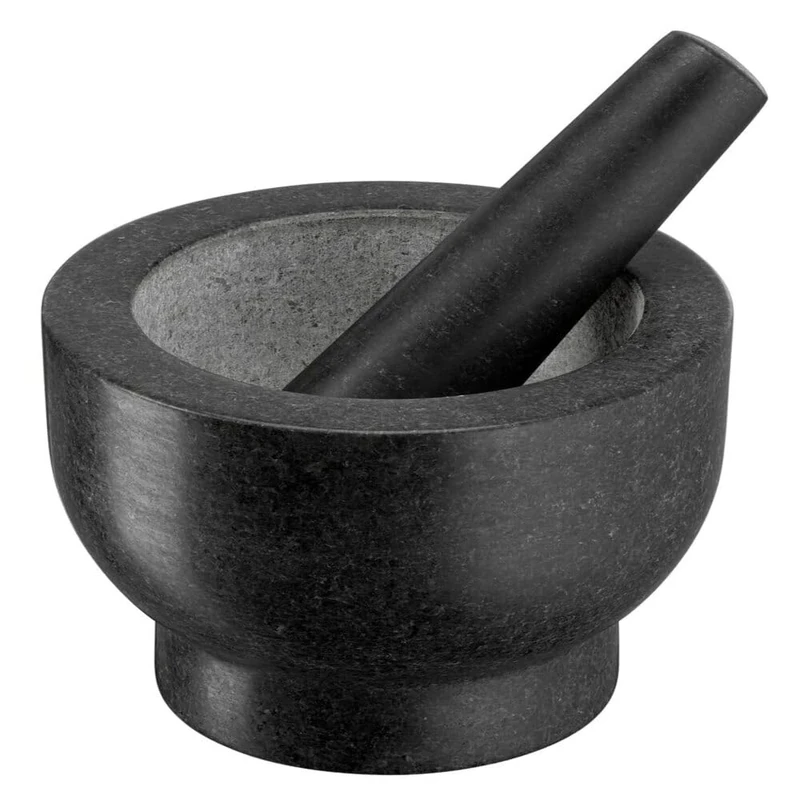 Tefal K1823155 Jamie Oliver Granite Mortar & Pestle 14.5cm Grey