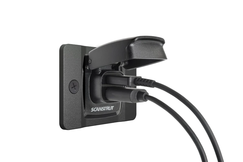 Scanstrut ROKK Flip Pro USB Charger – IPX4 Waterproof Dual USB-A & USB-C Fast Charging Port with Front-Fit Bezel | 12/24V Marine & RV Power Socket - Image 1