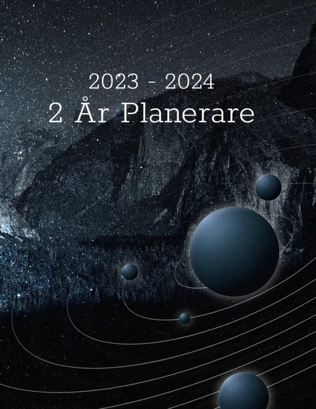 2 År Månadsplanerare 2023 - 2024: Stor två årsplanerare | 2 år månadskalender planering 2023 - 2024 | Januari 2023 till december 2024 - 24 månader med helgdagar | Agenda Schema Arrangör