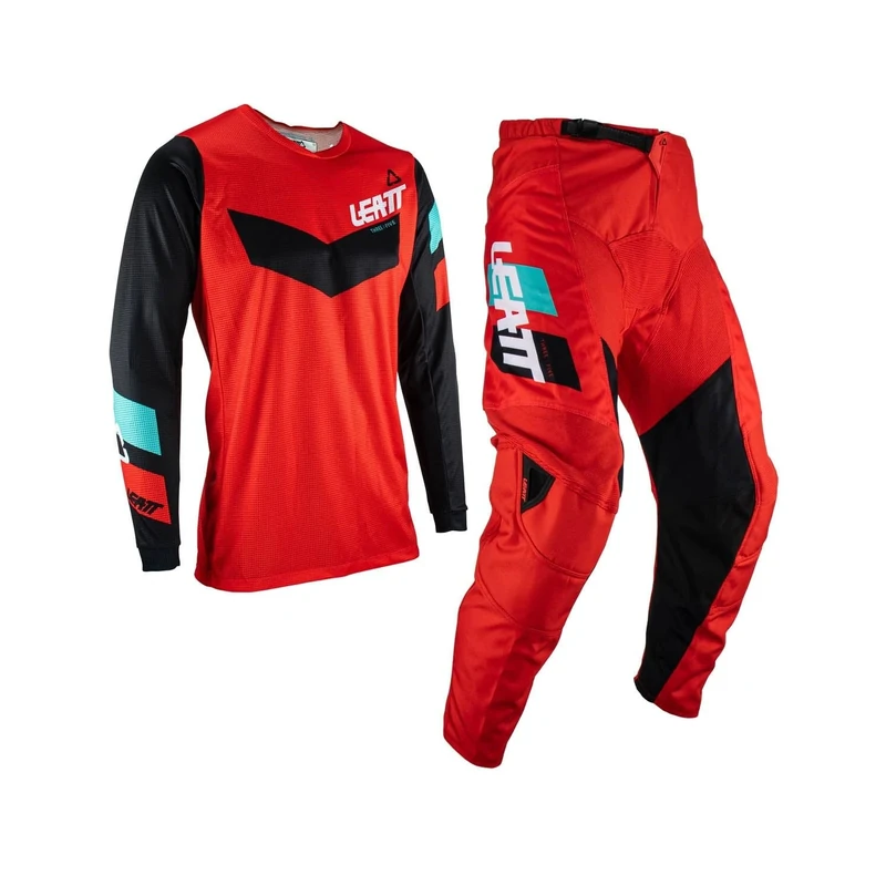 Leatt Unisex Motocross Set (Pack of 2), red, XXS