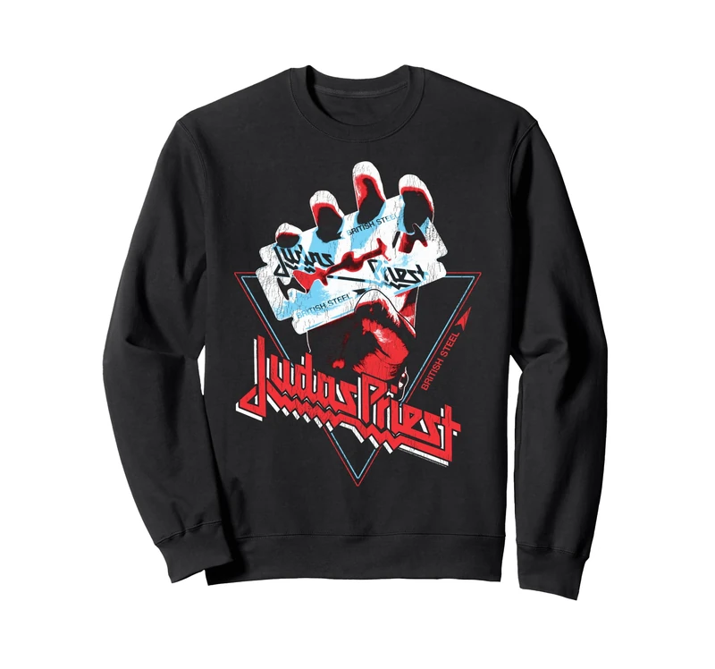 Judas Priest British Steel Graphic Picture Sweatshirt