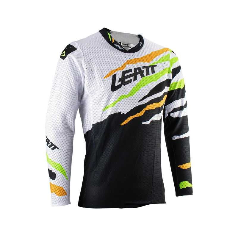 Leatt Motocross 5.5 UltraWeld Ventilated Jersey with MoistureCool Fabric Yellow - Image 1
