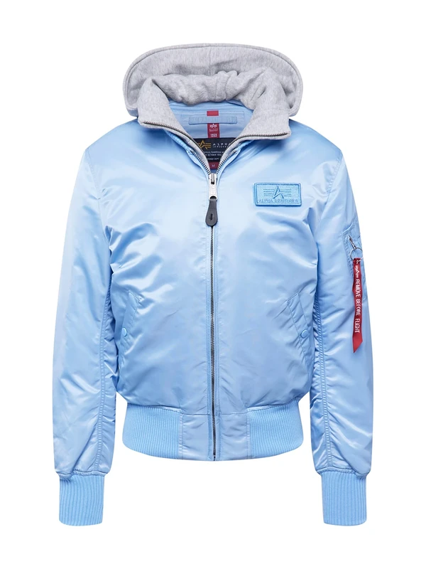 Alpha Industries MA-1 D-Tec Bomber Jacket for Men Light Blue