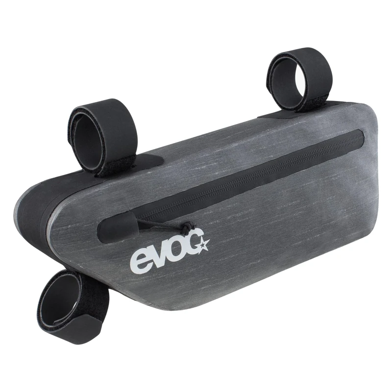 EVOC Frame Pack S, Lightweight Frame Bag (Ideal Bike Accessory, Practical Mountain Bike Bag, Bike Bag, Dimensions: 5 x 30 x 11 cm, Weight: 120 g, Volume: 1.5 l), Carbon Grey