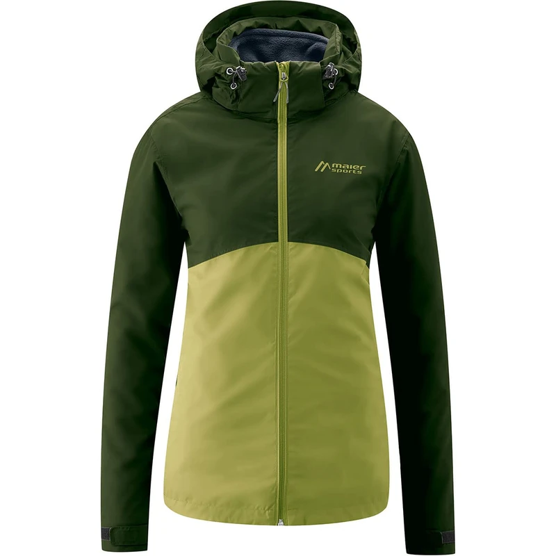 Maier Sports Women's Gregale Dj W Outdoor Jacket, Military Green/Sprout, 46 (EU) - Image 1