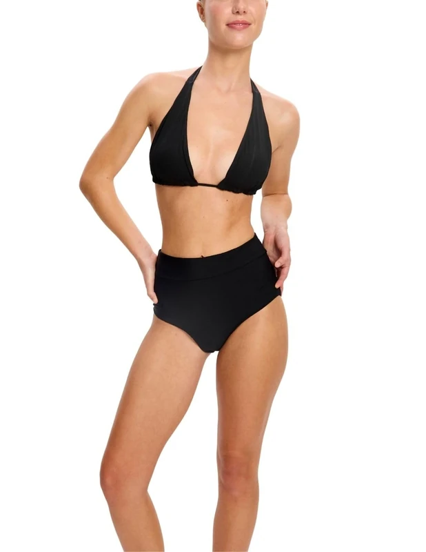 Modibodi Period Pants Swimwear high Waist Black Bikini Bottoms - Menstrual Underwear - Light-Moderate Flow