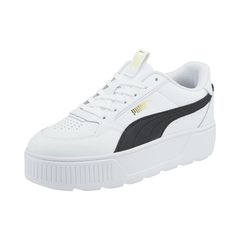 PUMA Women's Karmen Rebelle Sneaker, White/Black, 8 UK - Image 1