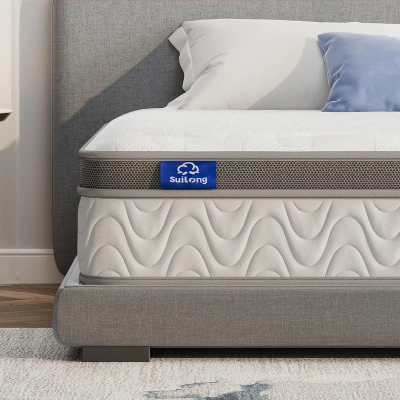 SuiLong Small Single Mattress 80x200 - Cool Memory Foam Pocket Support - Image 1