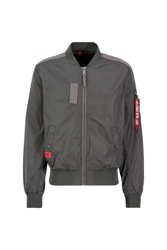 Alpha Industries MA-1 Parachute Bomber Jacket for Men Greyblack