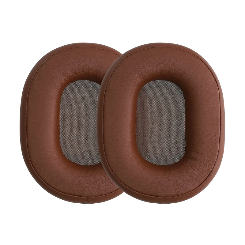 kwmobile Ear Pads Compatible with Audio Technica ATH - MSR7 M30 M40X M50X Earpads - 2x Replacement for Headphones - Brown