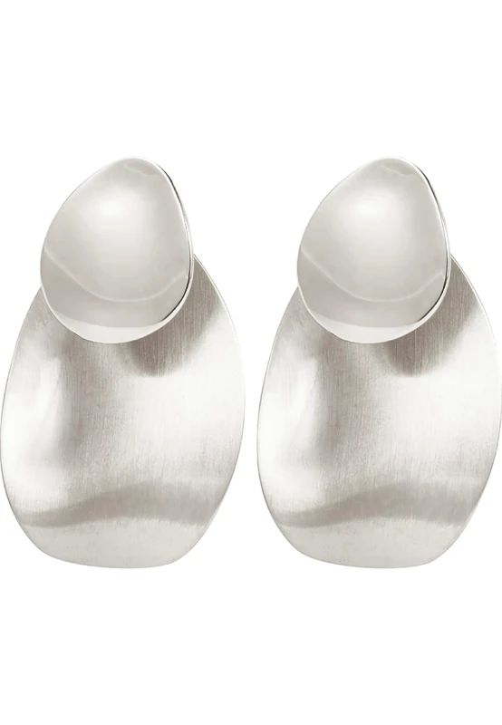BREIL - Earrings B Whisper made of steel for women, 3,1cm, Alloy Steel, No Gemstone