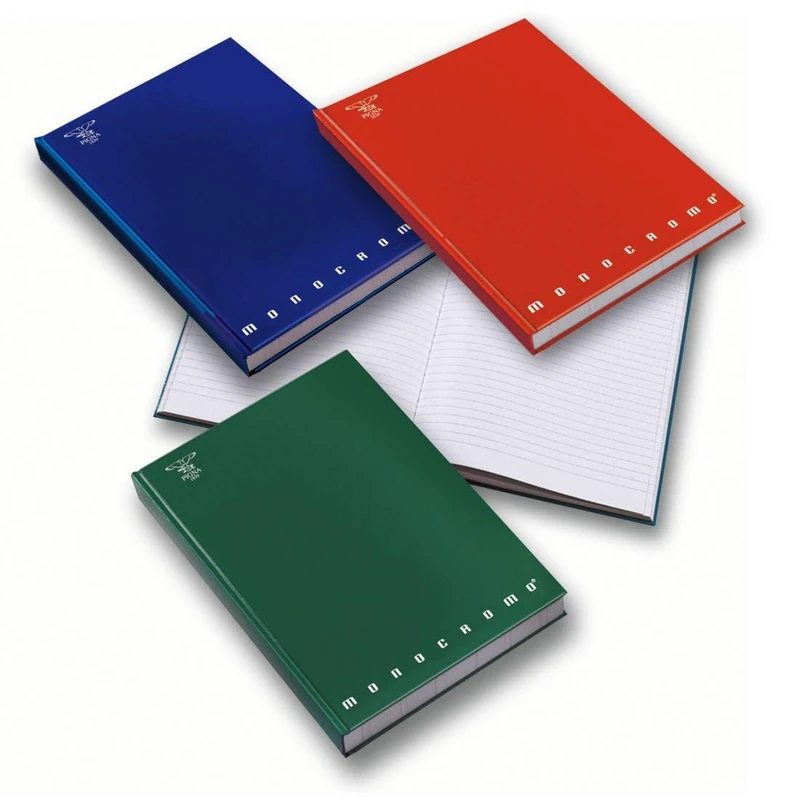 A5 Hardback Notebook 60fg+2 80g 4mm Monochrome PIGNA - Image 1
