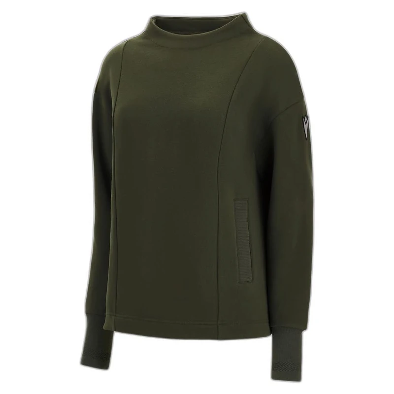 Macron Women's Athleisure Fcc Dudinka Crater Neck Sweatshirt Milgrn Wmn, Green, XL - Image 1