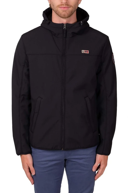 Napapijri - Men's Jacket with Teddy Lining, Black, S