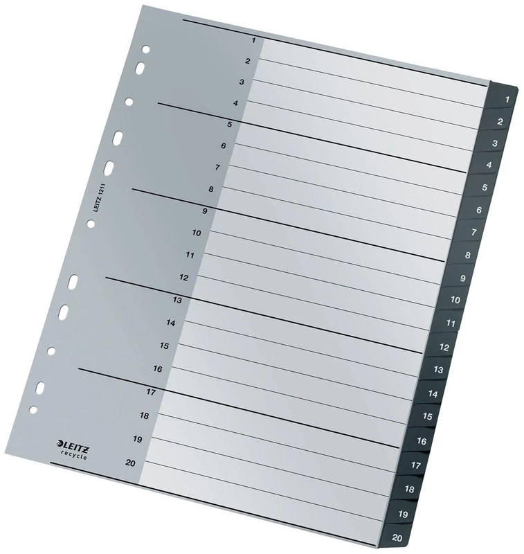 CF10RECYCLE Index 1-20 - F.to A4 - Image 1