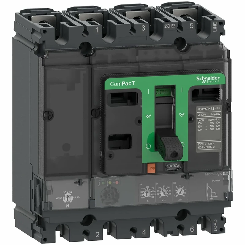 NSX100R 200kA AC 4P 100A 2.2 Brand Schneider Electric