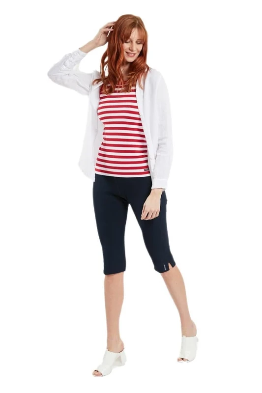 Armor Lux Rich Navy, 42 Women's Lux Capri Trousers, Rich Navy