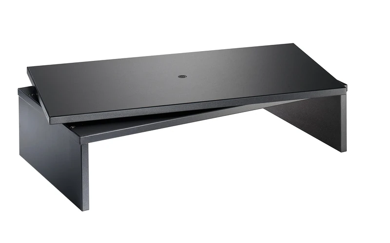 Meliconi SPACE SYSTEM TV DESK Rotating desk for TV and PC Monitor, Black