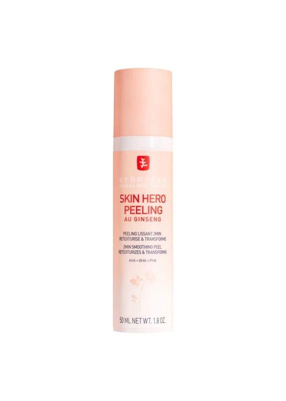 Erborian - Skin Hero Peeling with Ginseng - Face peeling gel and treatment - Smoothing peel retexturizes & transforms - Korean Skincare Erborian - 50 ml, White
