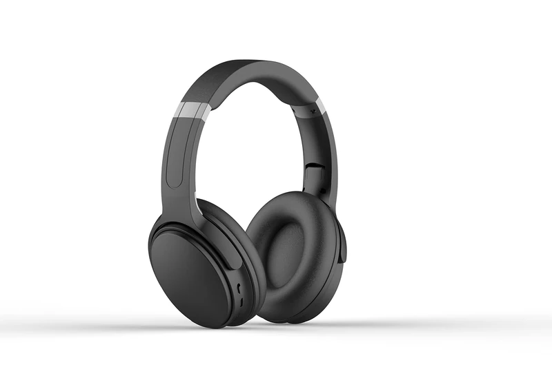 amybaby Bluetooth 5.0 Headphones, 35H Playtime Active Noise Cancelling Headphones with Microphone Over-Ear Surround Sound Headphone Soft Protein Material for Office Travel - Image 1