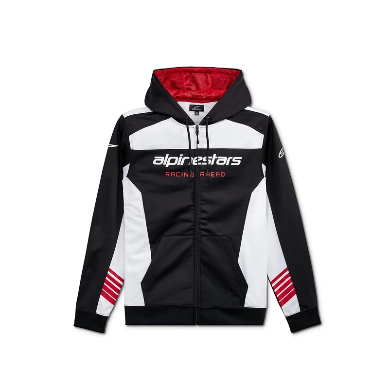 Alpinestars Sessions LXE Fleece Hoodie, Hooded Jacket, Black/White, XXL