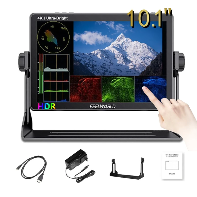Feelworld LUT11 10.1" Monitor - 2000nit, 4K HDMI, 1920x1200 IPS, DJI
